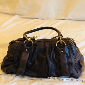 Banana Republic genuine leather satchel